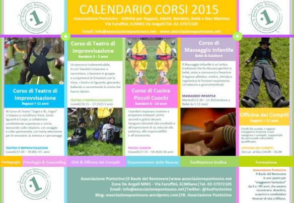 Calendario Corsi Gen 2015