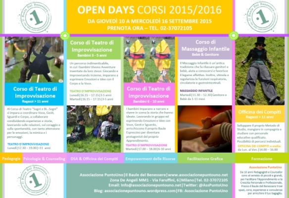 Open Days 2015-2016 Pagina 1
